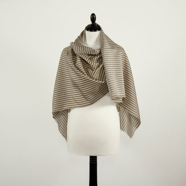 t22v03404 | Doublure Sergé de Cupro Rayée