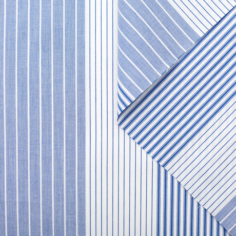 t22w03534 | Popeline De Coton À Rayures Variées