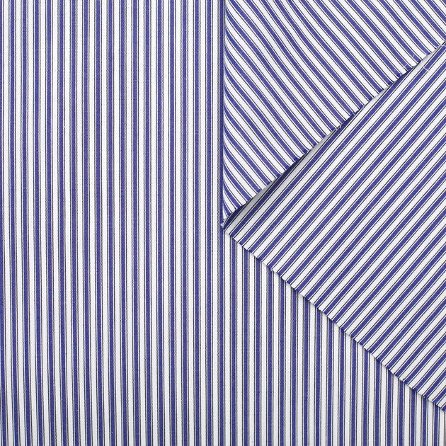 t22w03537 | Popeline de Coton Rayé