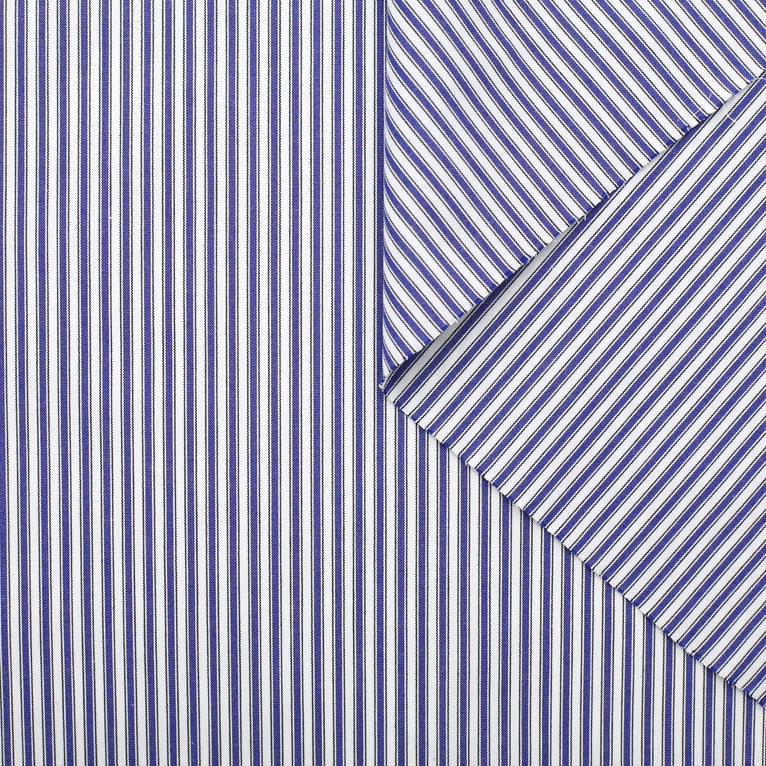 t22w03537 | Popeline de Coton Rayé - vue 1