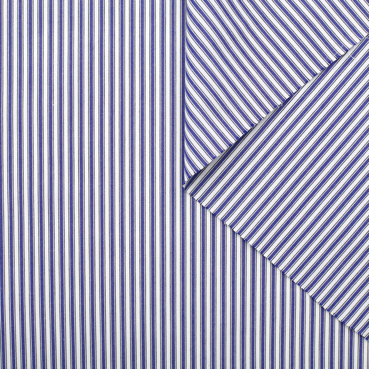 t22w03537 | Popeline de Coton Rayé - vue 1