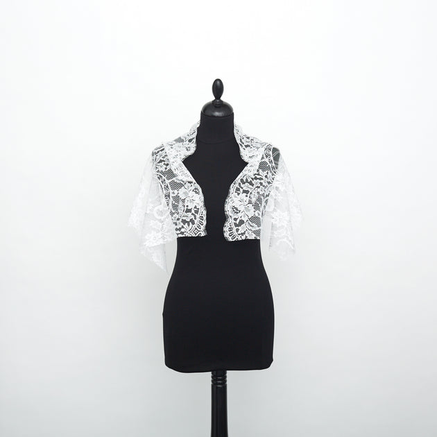 T22W03579 | Scalloped Floral Band Lace 37cm