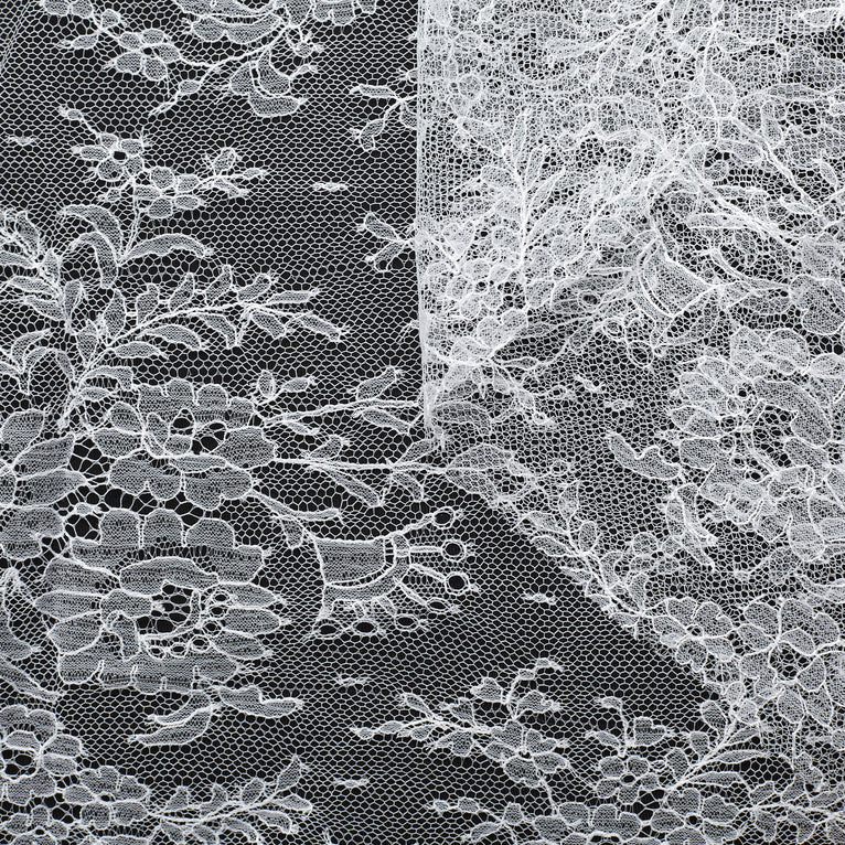 T22W03580 | Leafy Bouquet Lace - view 1