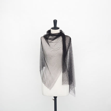  Tulle Plumetis Soie