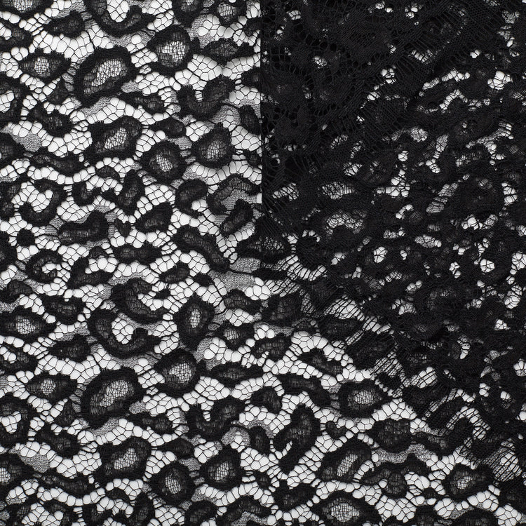 T22W03586 | Leopard Polyviscose Lace - view 1