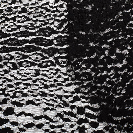t22w03614 | Dentelle de Polyviscose Léopard