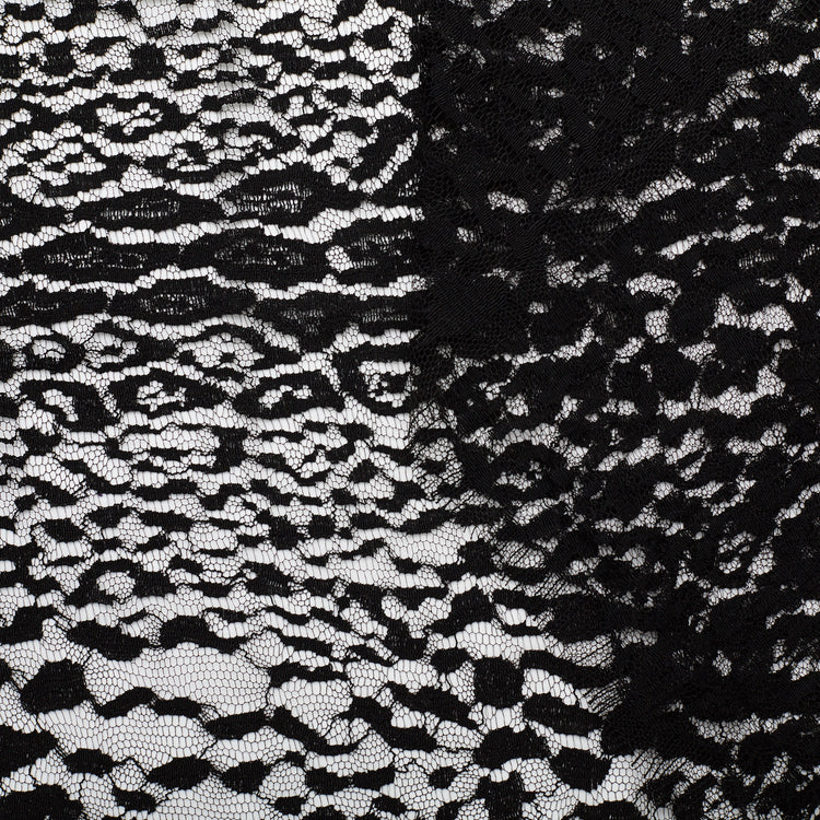 t22w03614 | Dentelle de Polyviscose Léopard - vue 1