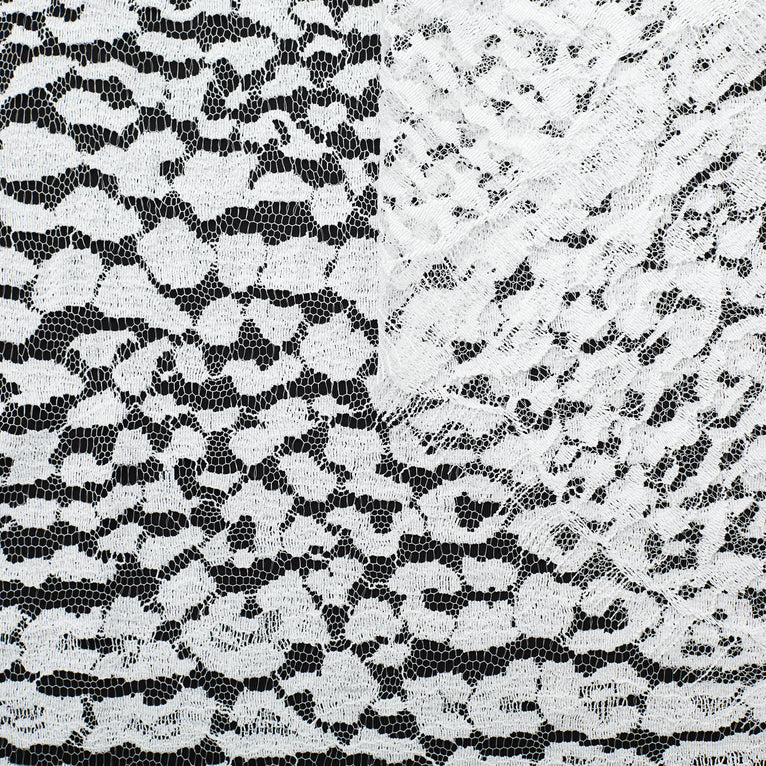 t22w03614 | Dentelle de Polyviscose Léopard - vue 1