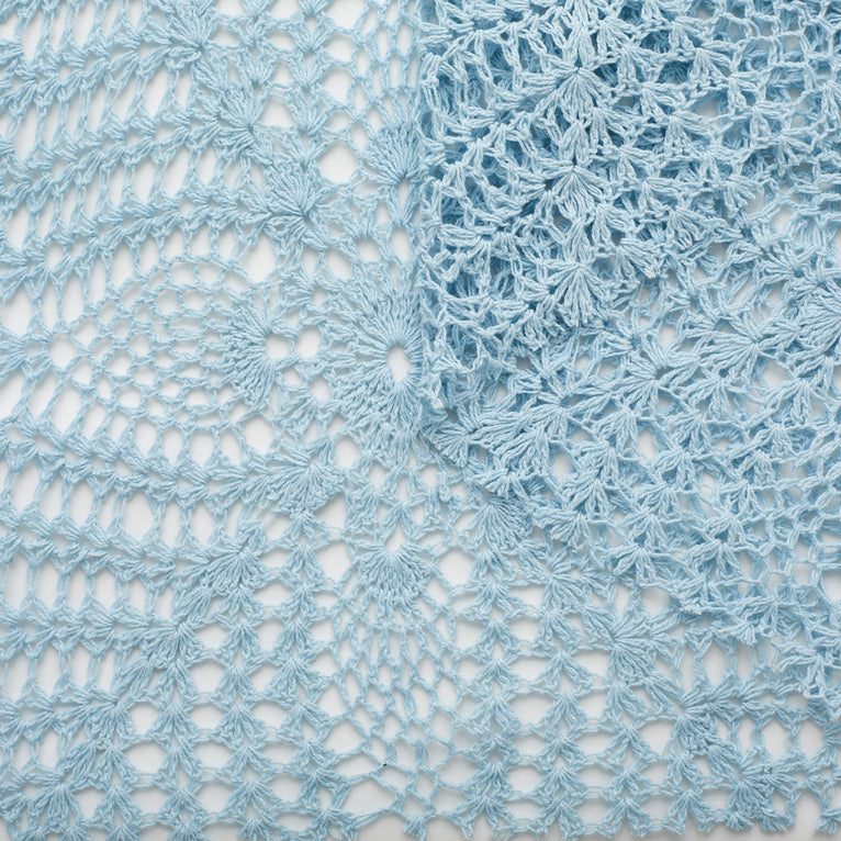 T22X03653 | Large Flowers Cotton Crochet - view 1