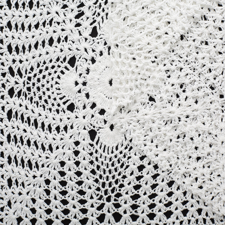 T22X03653 | Large Flowers Cotton Crochet - view 1