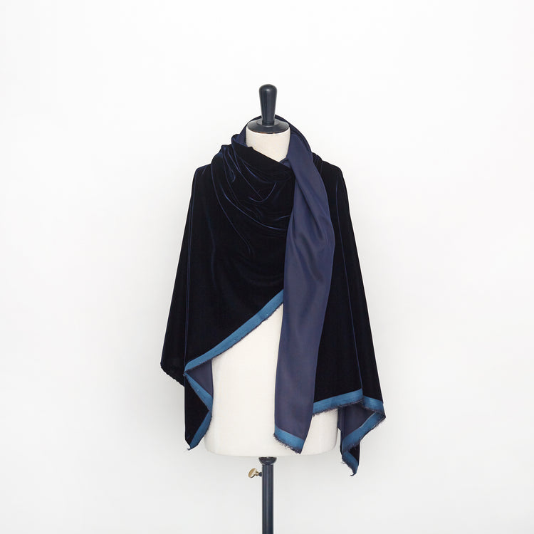 t22z03810 | Velours En Viscose Et Soie Brillant - vue 2
