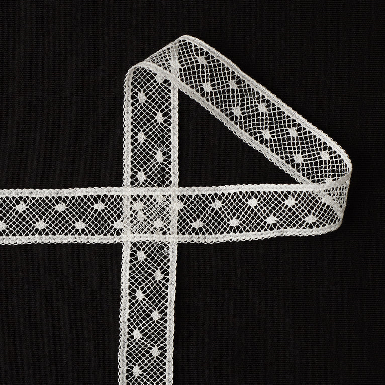 t22z03829 | Dentelle Galloon À Pois 1 - vue 1