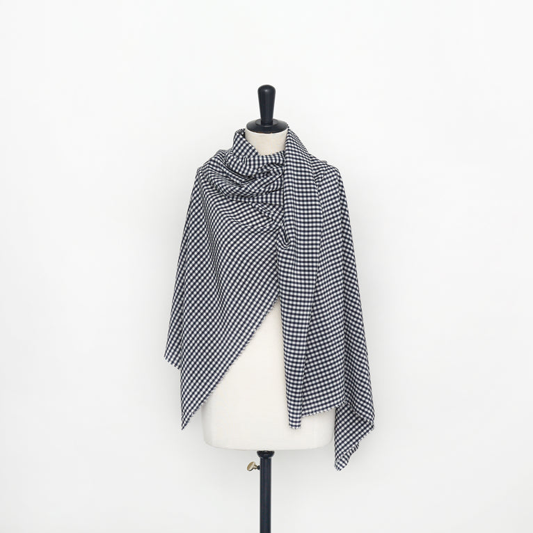T22Z03856 | Gingham Silk Poplin - view 2