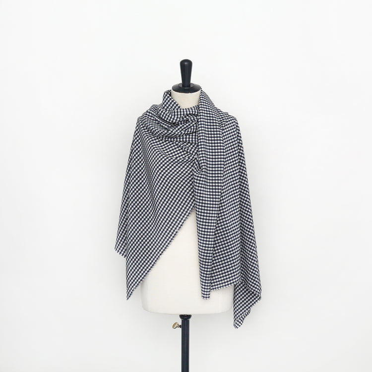 T22Z03856 | Gingham Silk Poplin - view 2