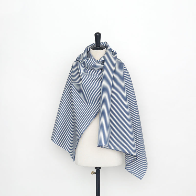 T22Z03908 | Textured Stripes Silk &amp; Cotton - view 2