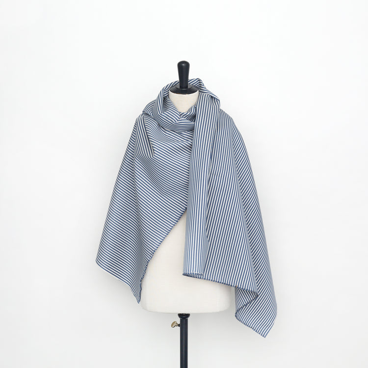 T22Z03908 | Textured Stripes Silk &amp; Cotton - view 2