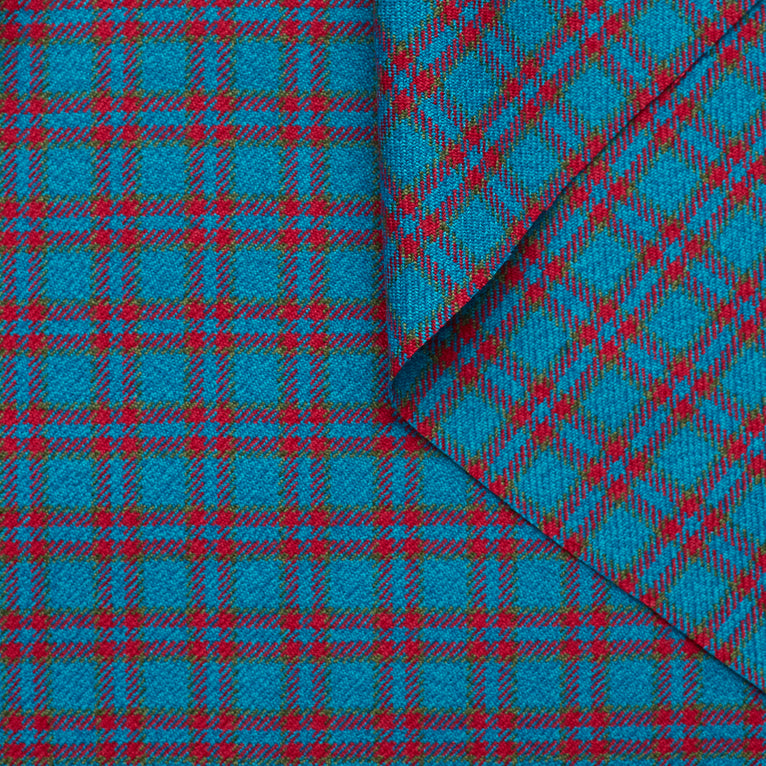 T22Z03914 | Checked Wool Drap - view 1