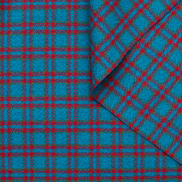 T22Z03914 | Checked Wool Drap - view 1