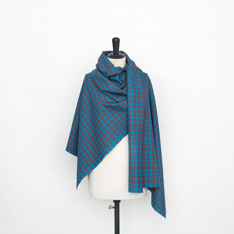  Checked Wool Drap