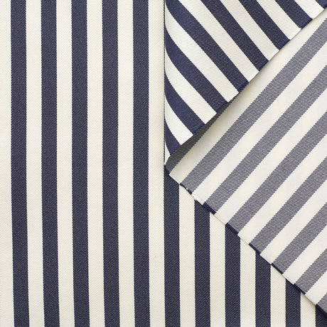 t22z03922 | Denim De Soie Et Coton Rayé