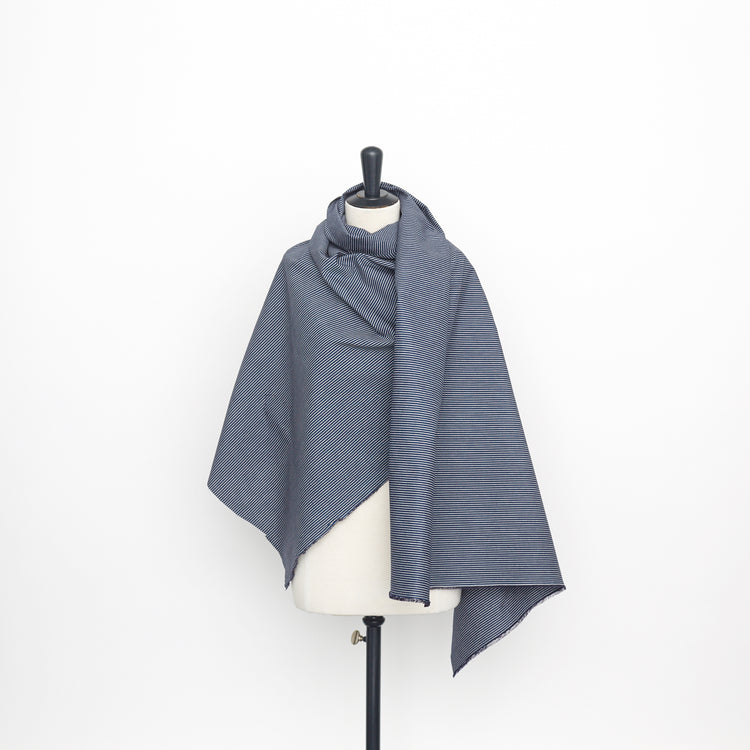 T23B04511 | Striped Cotton Chambray - view 2