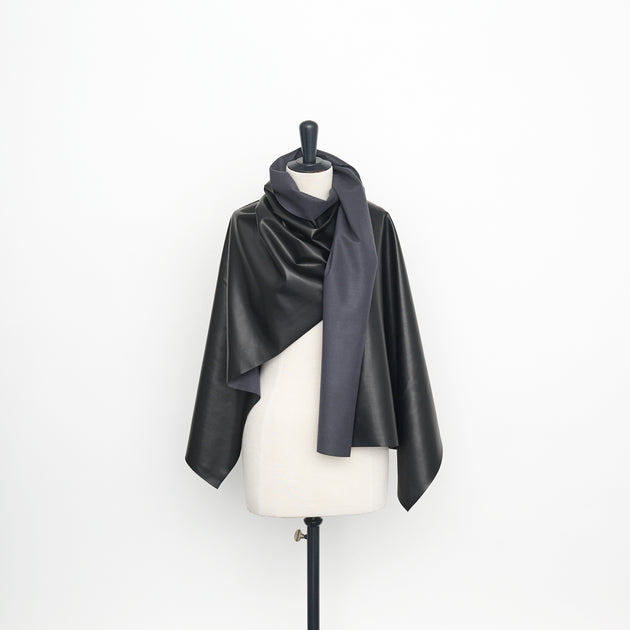 T23B04517 | Supple Fake Lambskin Leather