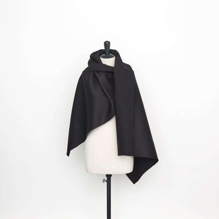 T23B04560 | Wool &amp; Silk Twill Crepe Satin - view 2
