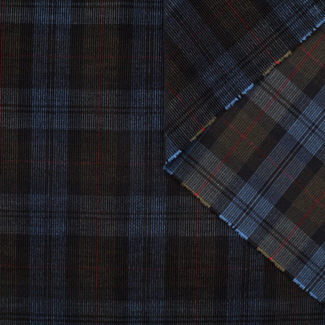 t23k04157 | Velours Milleraies Coton Tartan