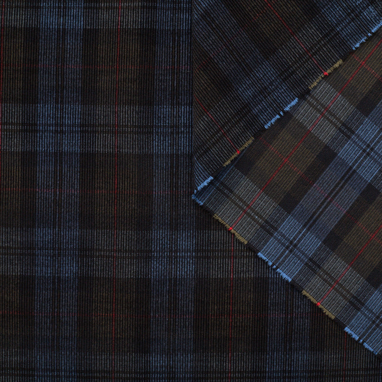 t23k04157 | Velours Milleraies Coton Tartan - vue 1