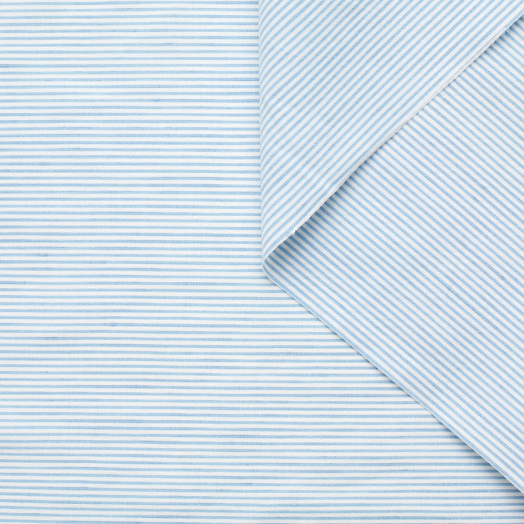 T23K04231 | Striped Linen &amp; Cotton Fil a Fil - view 1