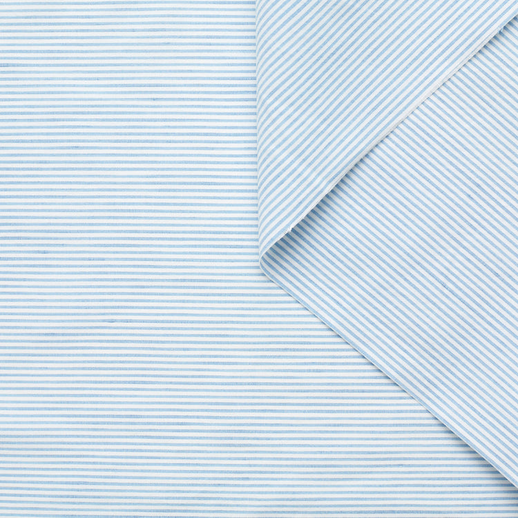 T23K04231 | Striped Linen &amp; Cotton Fil a Fil - view 1
