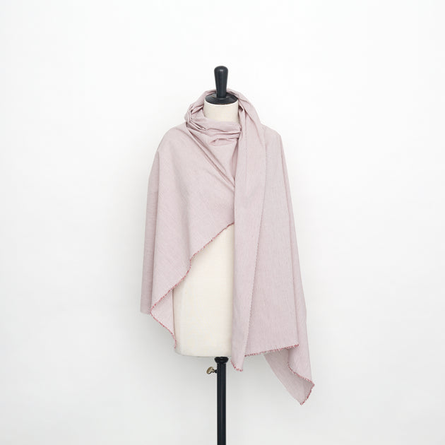 T23K04231 | Striped Linen & Cotton Fil a Fil