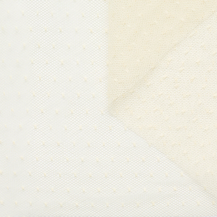 T23M04330 | Polka Dots Cotton Tulle - view 1