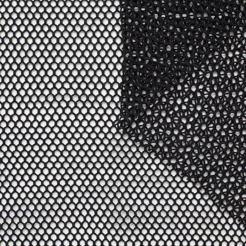 black cotton fish netting T23M04358