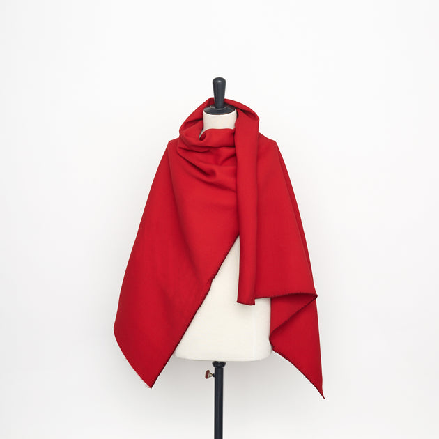 T23M04376 | Double Face Wool & Silk Crepe
