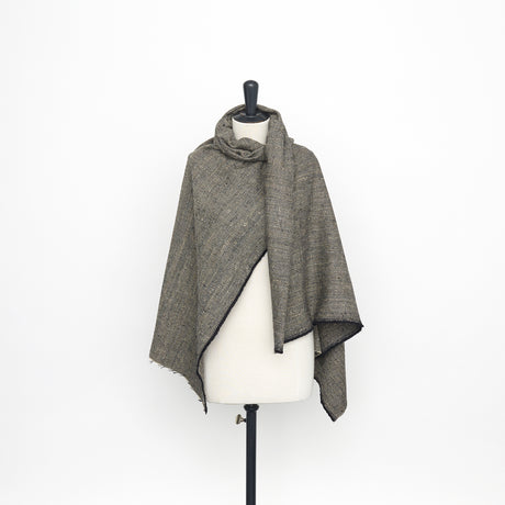  Herringbone Wool & Silk Drap