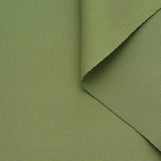 T23M04388 | Heavy Double Face Wool & Silk Crepe