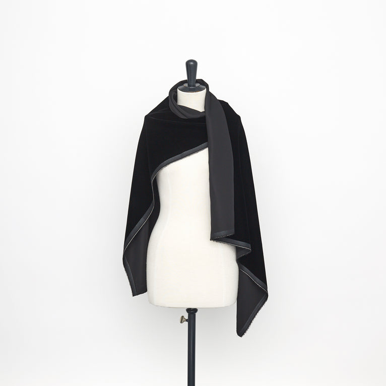 T23M04400 | Viscose &amp; Cupro Velvet - view 2