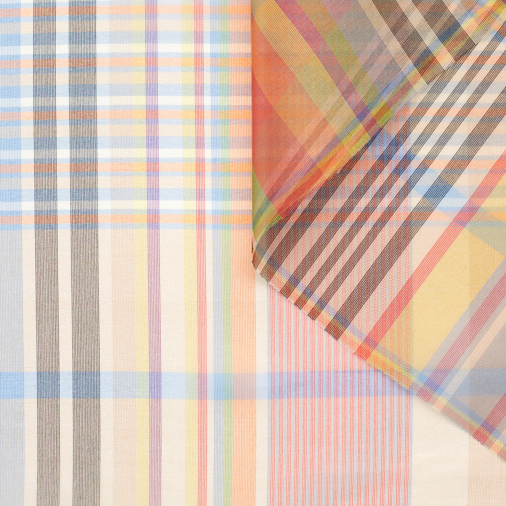 T23M04442 | Madras Silk Organza