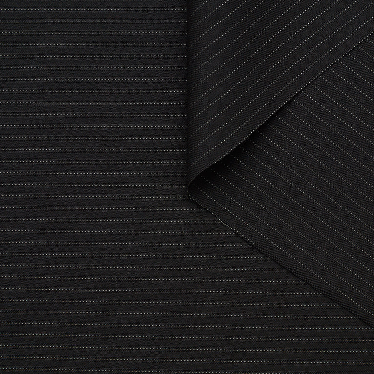 T23M04454 | Crease Resistant Pinstripes Wool - view 1