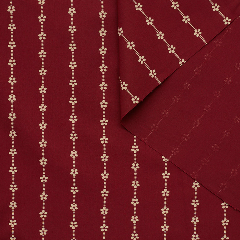 T23M04458 | Flowers Printed Cotton &amp; Silk Poplin - view 1