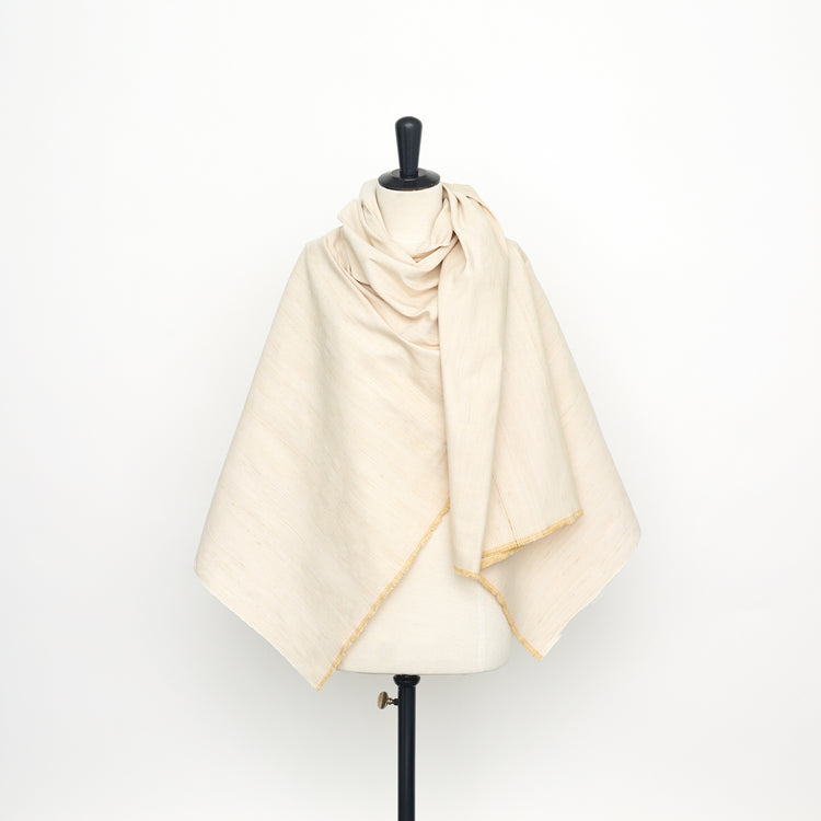T23M04473 | Tussah Silk &amp; Cotton Shantung - view 2