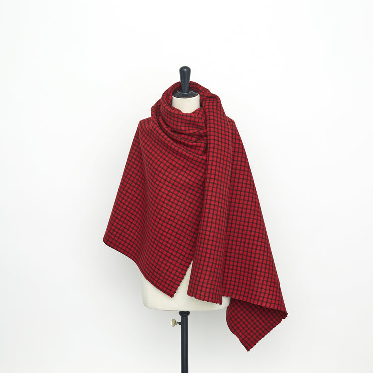 t23w04763 | Drap de Laine à Carreaux Séparable - vue 2